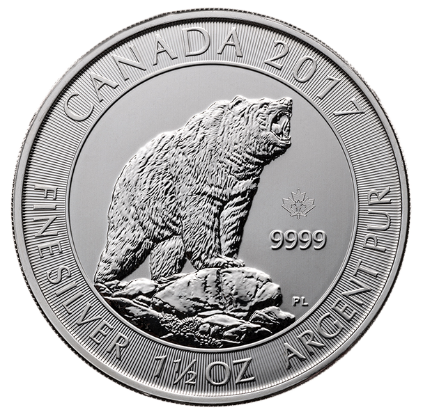 Royal Canadian Mint - Silver Grizzly Bear - Patriot Gold & Silver